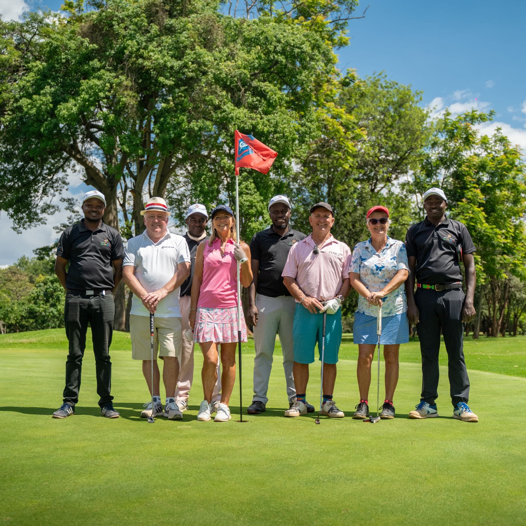 The Africa Golf Safari team planning a guest journey