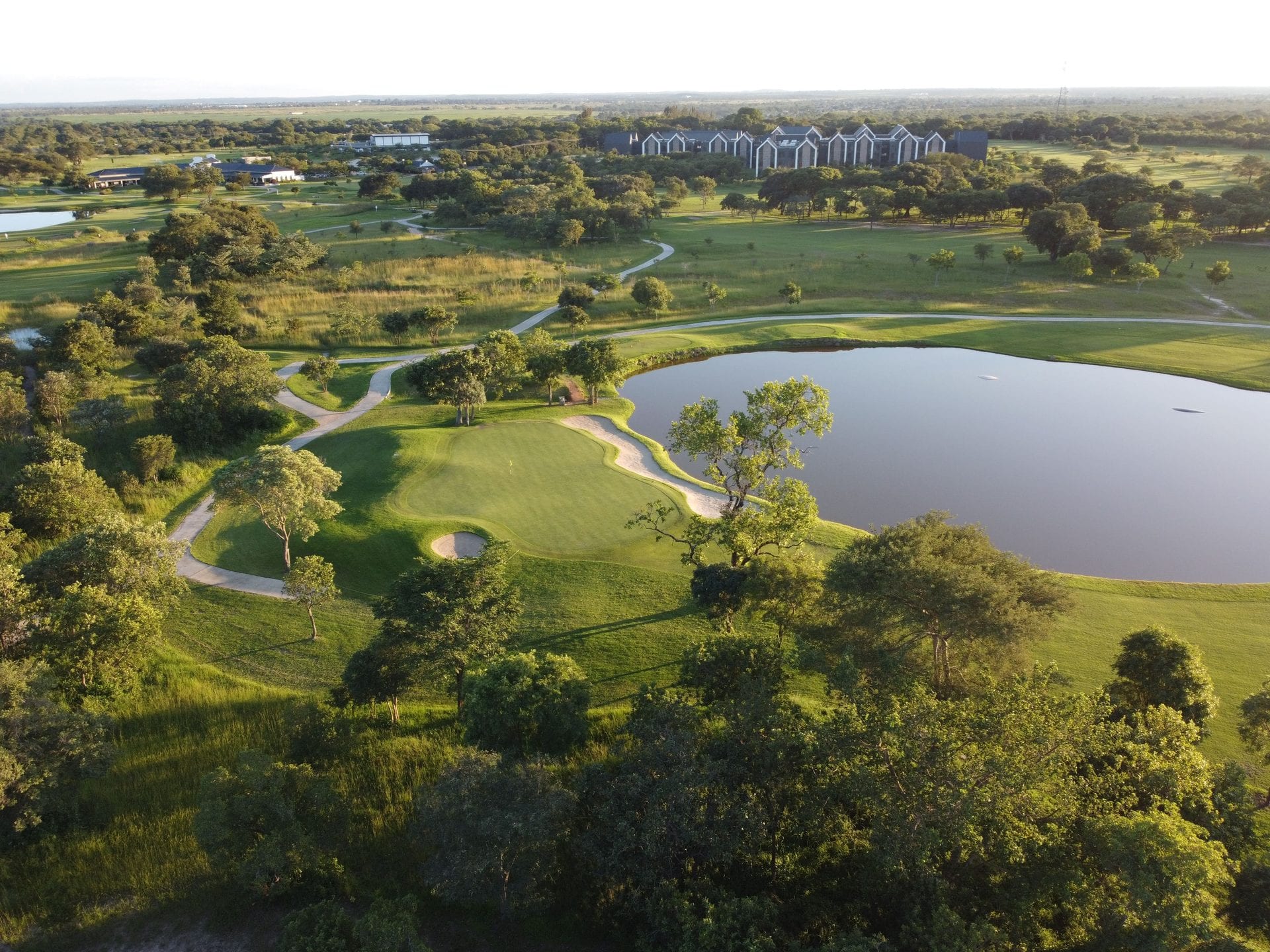 Bonanza fairway carved through bushveld