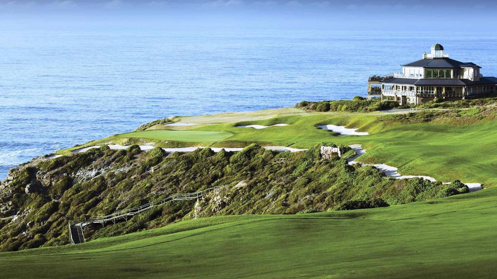 South Africa escorted golf tour — Pinnacle Point clifftop golf on the Garden Route