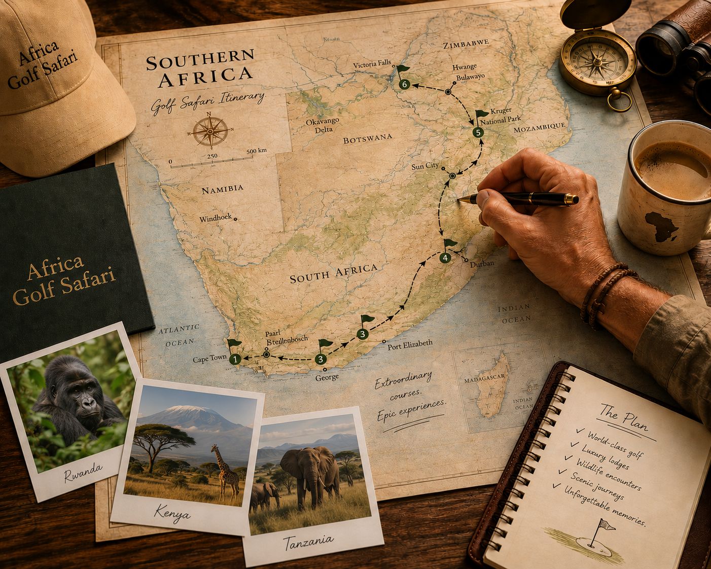 Tailor-made African golf safari design