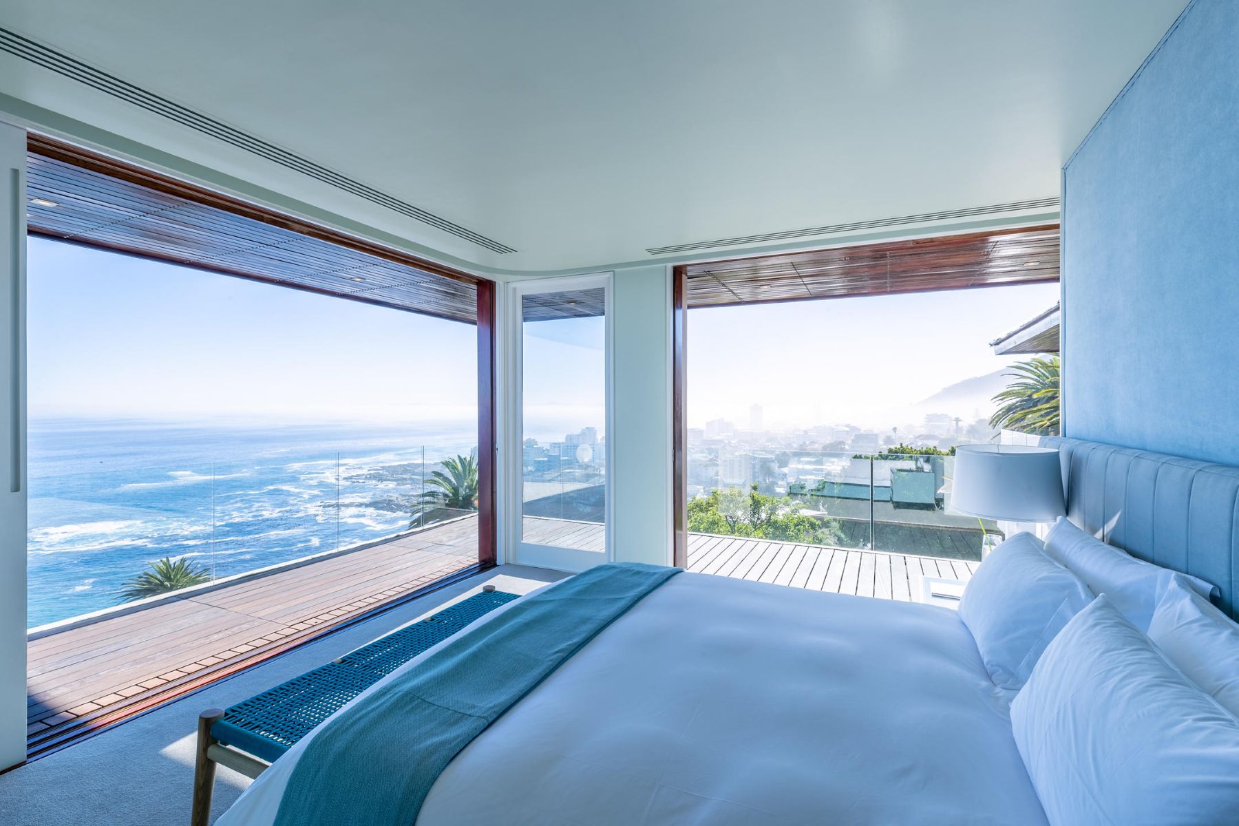 Ellerman House Atlantic-facing terrace and pool, Bantry Bay