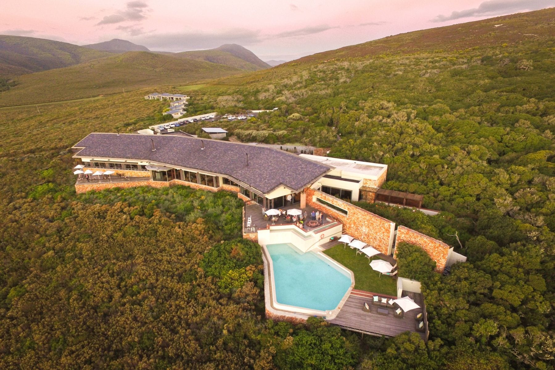 Grootbos fynbos reserve and suite above Walker Bay