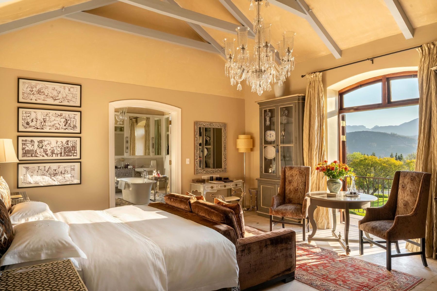 La Residence art-filled interior