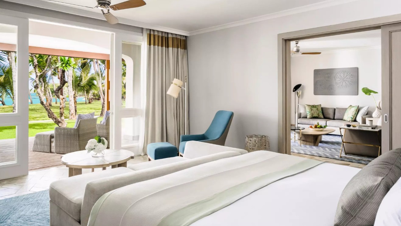 One&Only Le Saint Géran lagoon and beach, Belle Mare Mauritius