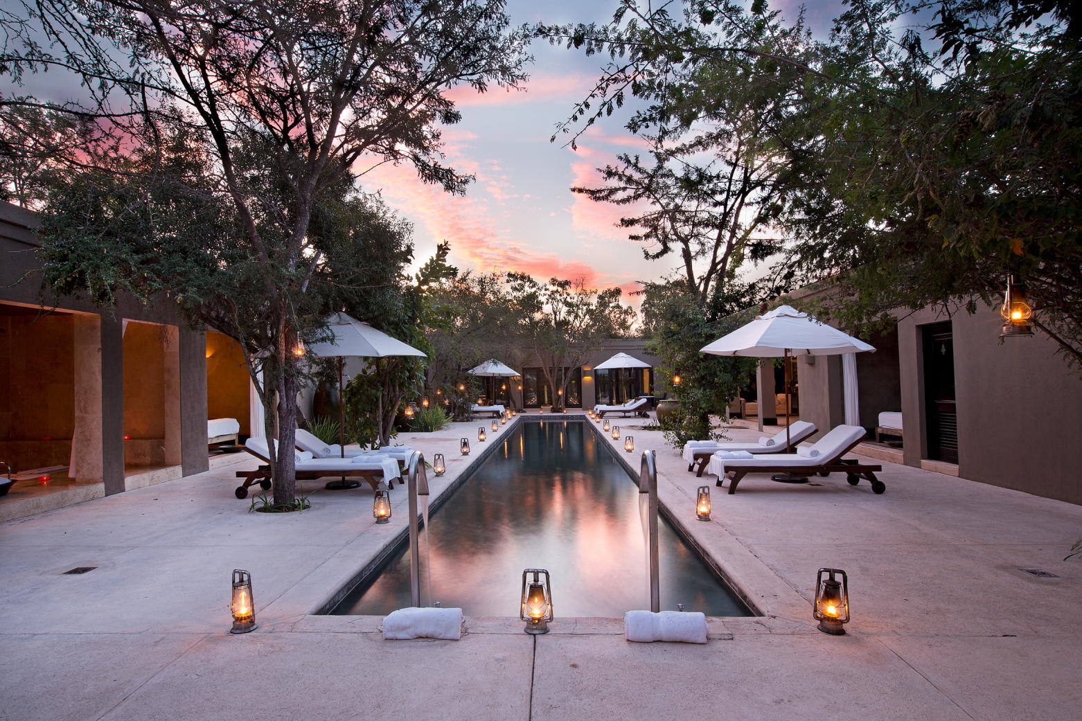 Royal Malewane Royal Waters Spa lap pool