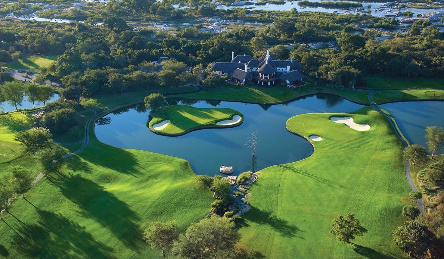 Leopard Creek green with the Crocodile River and Kruger beyond